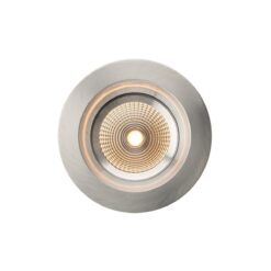 SLC OneSoft R68-83, D90mm, infälld, 8W, 570lm, 2700K, CRI>90, 36°, Trailing edge, aluminium