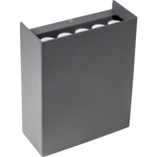 Ray LED, väggmonteras, 10,5W, 1050lm, 4000K, CR80, 15°, U50/N50, ONOFF, mörkgrå - Bild 2