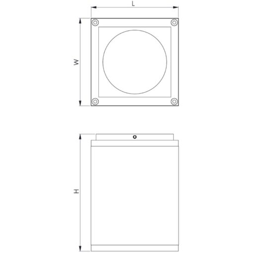 Cube SR LED Ner, takmonteras, 6,5W, 499lm, 3000K, CR80, 60°, ONOFF, mörkgrå - Bild 3