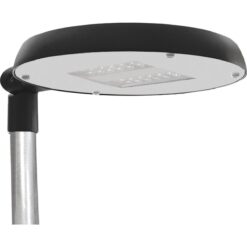 Alkes A, stolptopp/arm, 78,4W, 11255lm, 4000K, CRI70, optik LSM1, ONOFF, mörkgrå