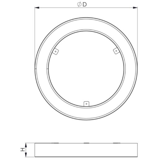 Forma O, D1200mm, pendlas, 72W, 7861lm, 3000K, CR80, opal, DALI, svart, kabel 2m - Bild 9