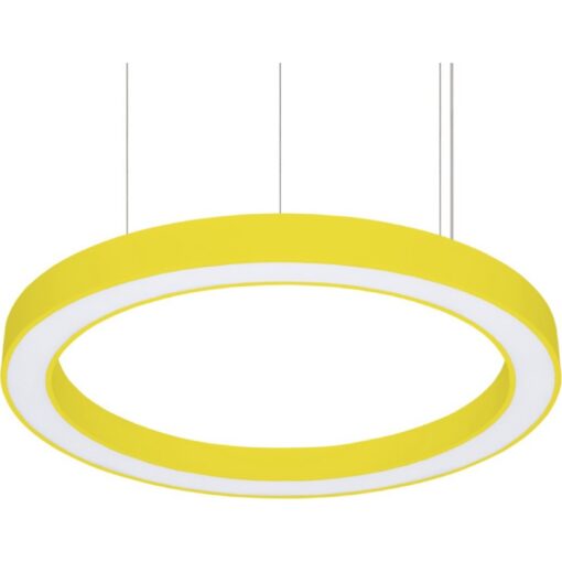 Forma O, D1200mm, pendlas, 72W, 7861lm, 3000K, CR80, opal, DALI, svart, kabel 2m - Bild 4