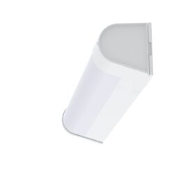 SLC Bano, L600mm, ytmonteras, 8W, 1128lm, 2700/3200/4000K, CRI80, FASDIM med uttag, vit