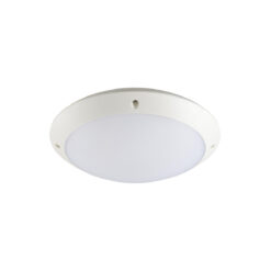Start Surface IP66, D300mm, ytmonteras, 12W, 1100lm, 4000K, CR80, opal, onoff, vit