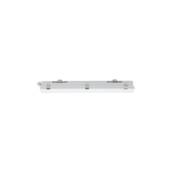 Resisto, L600mm, yt/vajermontage, 16W, 2500lm, 4000K, CRI80, opal, ONOFF, ljusgrå