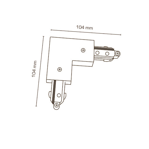 Mita 1F Skensystem, L-skarv (O), vit - Bild 3