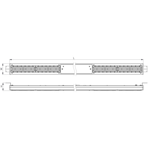 Norte I, L1444mm, ytmonteras,163W, 28330lm, 4000K, CR80, 60°, ONOFF - Bild 7