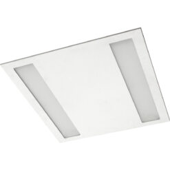Calima R, L595x595mm, infälld, 28W, 3900lm, 4000K, CR80, matt micro, DALI, vit
