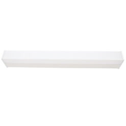 Lucianna Square, L600mm, ytmonteras, 20W, 1400lm, 3000K, CR96, opal, onoff, vit