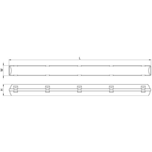 Proof, G498, L1572mm, ytmonteras/pendlas, 82,2W, 14090lm, 4000K, CR80, opal, ONOFF - Bild 5