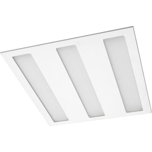 Calima R G143, L595x595mm, infälld, 51W, 7217lm, 3000K, CRI80, matt microprisma, ONOFF, vit - Bild 4