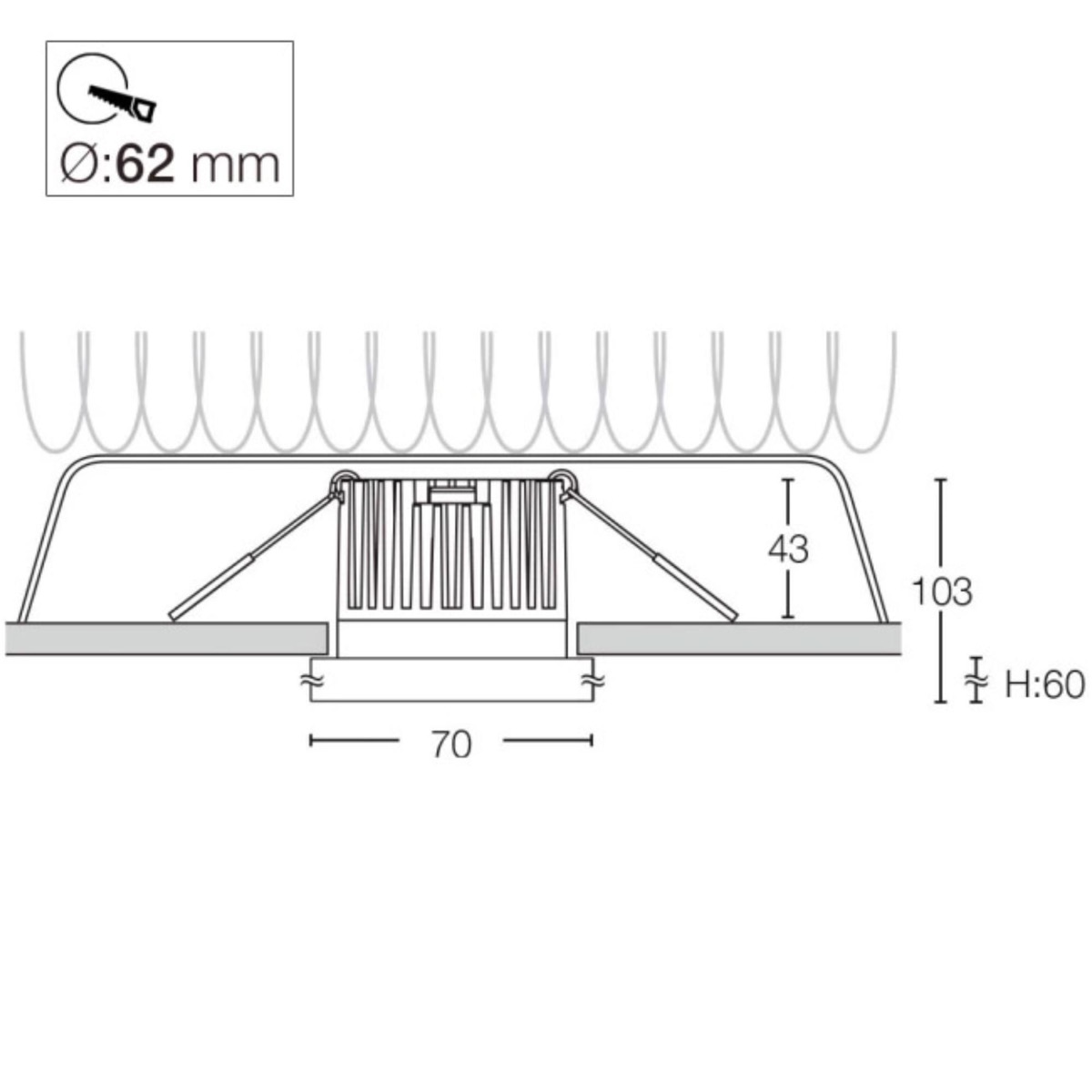 SLC Design Squary, 70x70mm, 9W, 715lm, 3000K, DALI - Bild 26