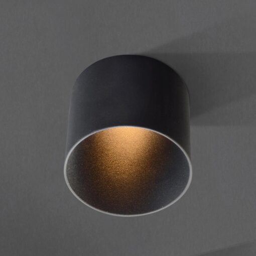 SLC Design Tubo, utanpåliggande, D70mm, H103mm, 9W, 414lm, 3000K, CRI90, 24°, DALI, svart - Bild 6