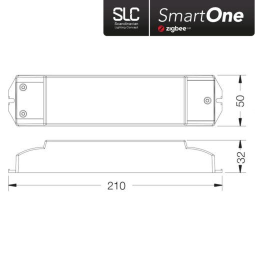 SLC SmartOne Driver 24V Mono 50W Zigbee /PushDim IP20 - Bild 2