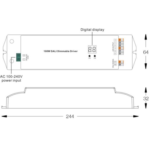 SLC Driver 24V 100W DALI-2 DT6 IP20 - Bild 2