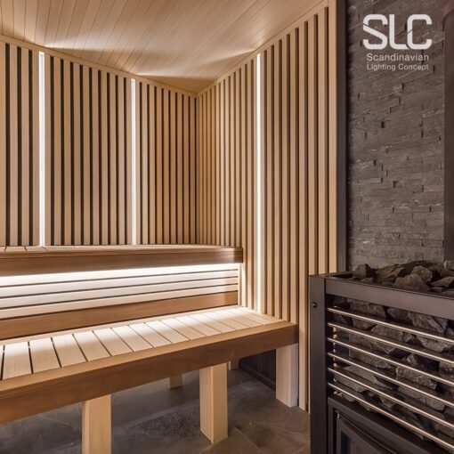 SLC LED Strip Sauna 9.6W/m 1170lm/m 2700K Ra>80 24V IP67 5m - Bild 5