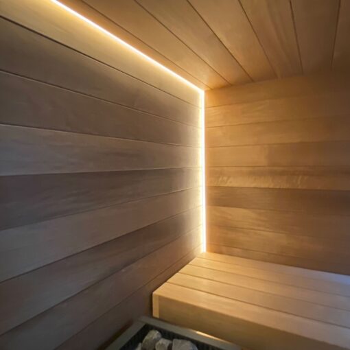 SLC LED Strip Sauna 9.6W/m 1170lm/m 2700K Ra>80 24V IP67 5m - Bild 6