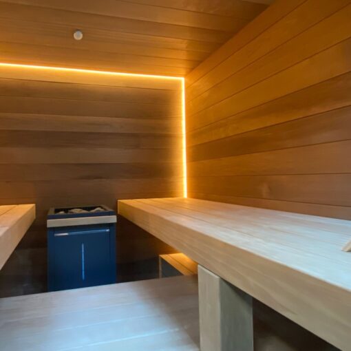 SLC LED Strip Sauna 9.6W/m 1170lm/m 2700K Ra>80 24V IP67 5m - Bild 7