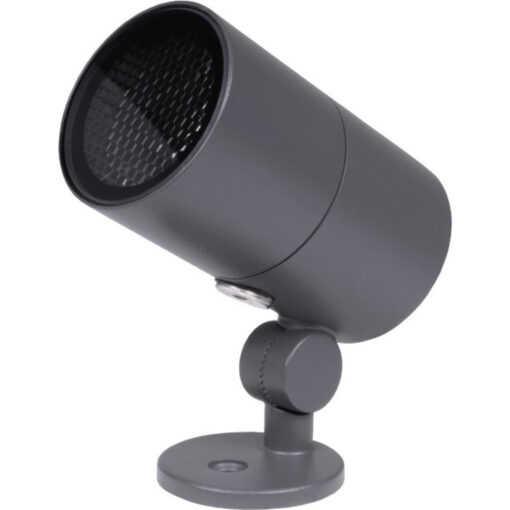 Bull M, L85mm, ytmonteras, 10W, 800lm, 3000K, 12°, ONOFF, grå