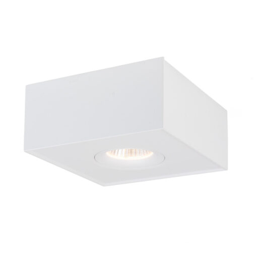 SLC DL04 SQ, 135x135mm, ytmonterad, 8W, 703lm, 3000K, CRI90, 36°, FASDIM, vit - Bild 9