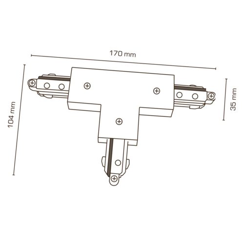Mita 1F Skensystem, T-skarv (R), svart - Bild 3
