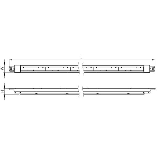 Monde LED 23 L, L1670mm, Yt/pendlas, 92W, 15600lm, 4000K, CR80, 40x75°, Onoff - Bild 7
