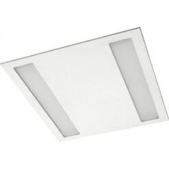 Calima R, L595xB595mm, infälld, 18W, 2690lm, 3000K, CR80, matt micro, DALI, vit