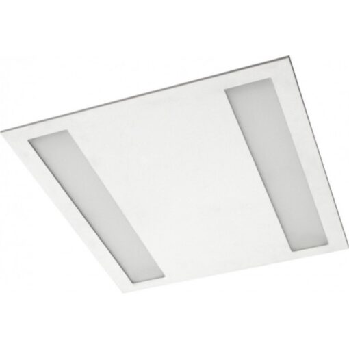 Calima R, L595xB595mm, infälld, 18W, 2690lm, 3000K, CR80, matt micro, DALI, vit