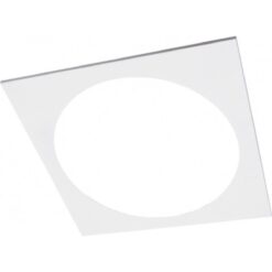Dekorativ rund ram för 600x600mm LED-panel