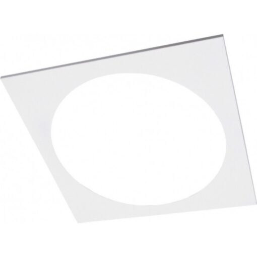 Dekorativ rund ram för 600x600mm LED-panel