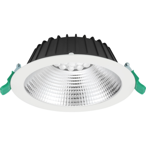 Insaver Slim UGR19, D175mm, infälld, 13W, 1700lm, 4000K, CRI80, 70° ljusöppning, Dali, vit