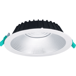 Insaver Slim UGR19, D225mm, infälld, 24W, 3050lm, 4000K, CRI80, 70° ljusöppning, ONOFF, vit