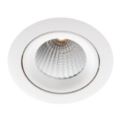 SLC DL04, D95mm, infälld, 10W, 650lm, 2700K, CRI>90, 36°, DALI, vit