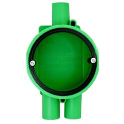 Apparatdosa 13 mm Grön enkelgips