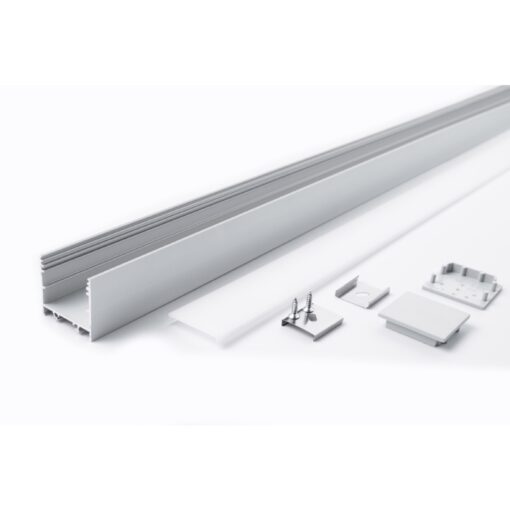 Aluminiumprofil Set U Djup 29,8×29,6mm 2000mm - Bild 3