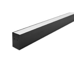 Aluminiumprofil H Svart Set 33,4×49,9mm 2000mm