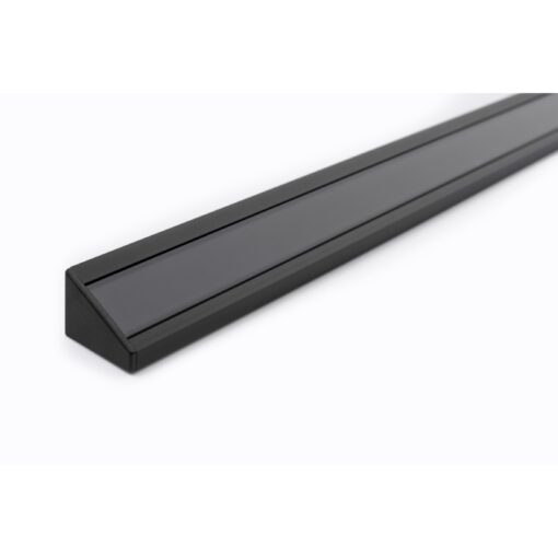 Aluminiumprofil Hörn 14 (24×19) 2m Set Svart/Svart - Bild 2