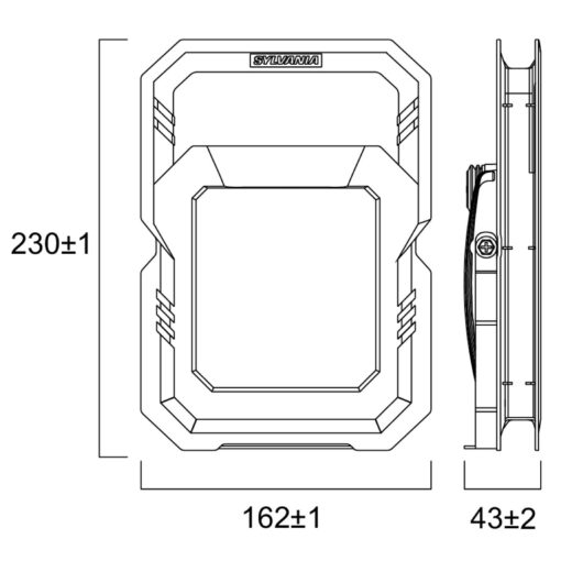 Sylwork Flood Light IP65, ytmonteras, 20W, 2000lm, 4000K, 120°, Gul - Bild 10