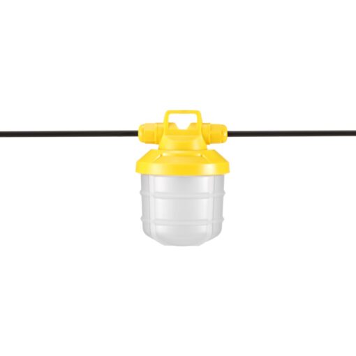 Sylwork String Light IP65, ytmonteras, 50W, 5000lm, 4000K, 15m, Gul - Bild 5