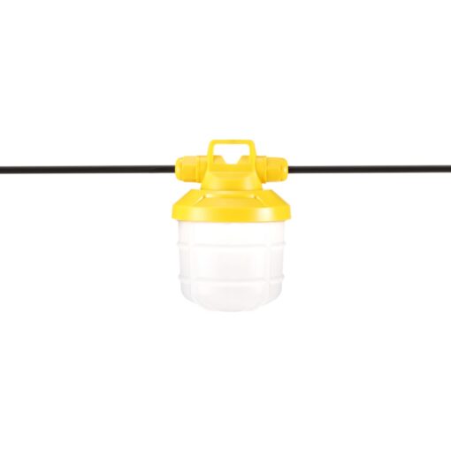 Sylwork String Light IP65, ytmonteras, 50W, 5000lm, 4000K, 15m, Gul - Bild 6