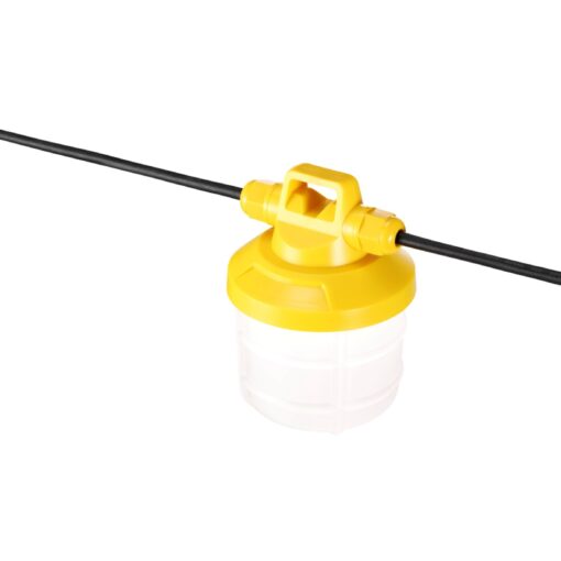 Sylwork String Light IP65, ytmonteras, 50W, 5000lm, 4000K, 15m, Gul - Bild 8