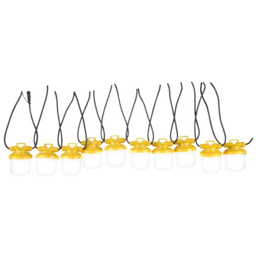Sylwork String Light IP65, ytmonteras, 100W, 10000lm, 4000K, 30m, Gul - Bild 2
