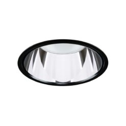Solstice, D200mm, infälld, 17W, 2400lm, 4000K, CRI90, 70°, DALI, svart/silver