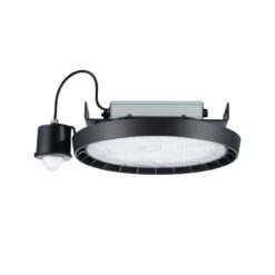 Granit IP65, yt/vajermontage, 120W, 19500lm, 4000K, CRI80, 55° ljusöppning, SylSmart SSA, svart