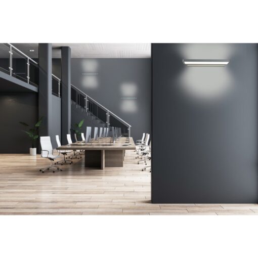 Areum Wall, väggmonterad, L600mm, 45W, 5850lm, 4000K, CRI80, direkt/indirekt, ONOFF, aluminium - Bild 8