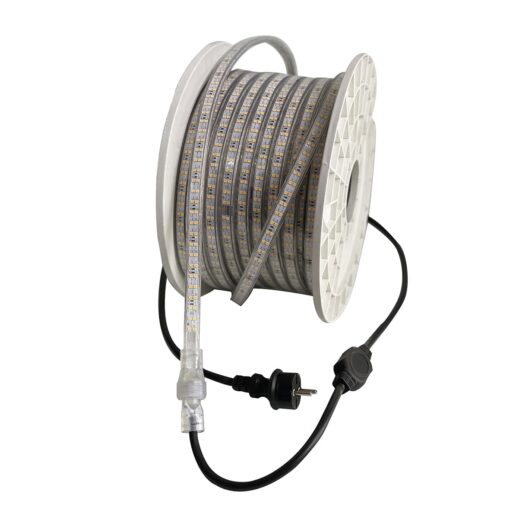 Arbetsbelysning LED-slinga, 50m, 4000K, 75000lm, IP65
