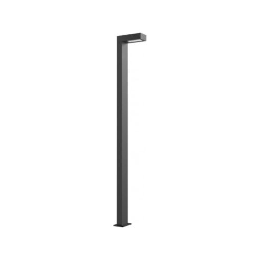 Phad L, parkarmatur, H4000mm, 27,5W, 4026lm, 4000K, CRI70, ONOFF, mörkgrå, LSS2 Assymetrisk