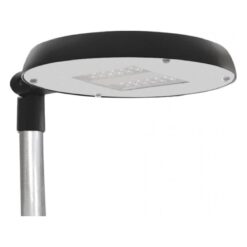 Alkes A J458, stolptopp/arm, 36,2W, 5820lm, 4000K, CRI70, LSS1, ONOFF, mörkgrå