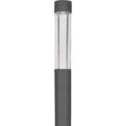 Pole, Stolpe, 50W, 5000lm, 4000K, CRI70, klar lins 140°, ONOFF, mörkgrå