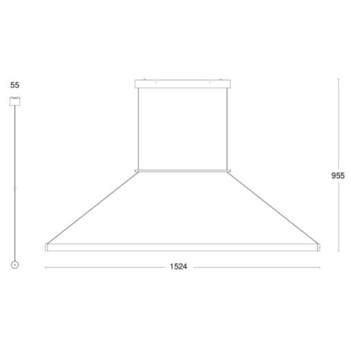 Örsjö, Ray Pendant Medium, L1200mm, 2700K, CRI90, Dimbar - Bild 7